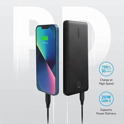 Sạc dự phòng Anker 523 PowerCore 10K 10000mAh A1245 - Hàng chính hãng