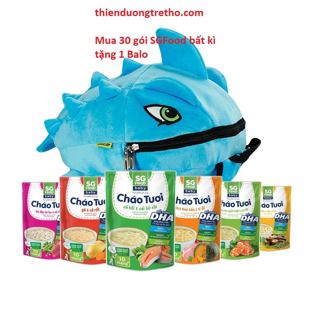 Cháo tươi Sài gòn Food Baby 240( 6 vị) Cho Bé từ 10 Tháng