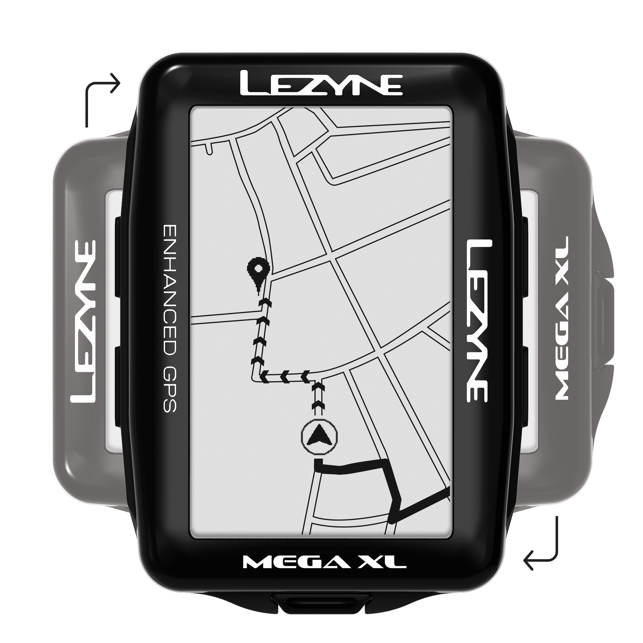 Đồng Hồ Đo Tốc Độ Lezyne Mega XL GPS (Đen)