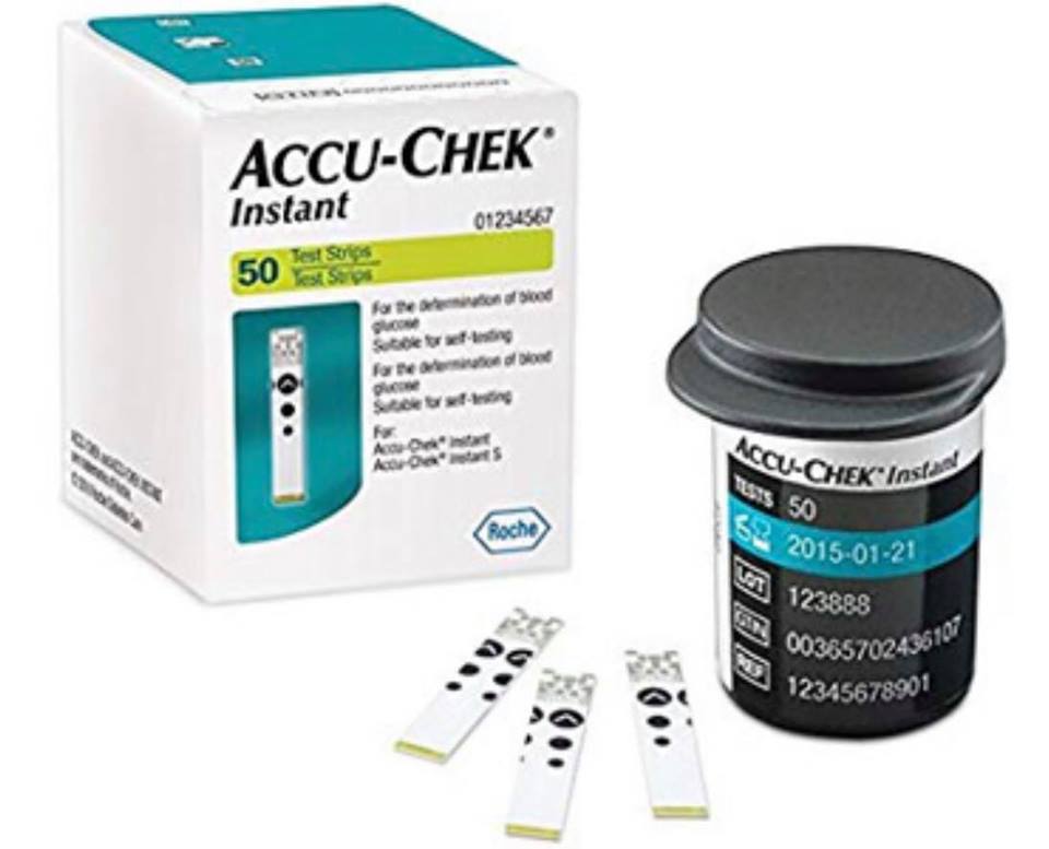 Hộp 50 que thử đường Accu Chek Instant