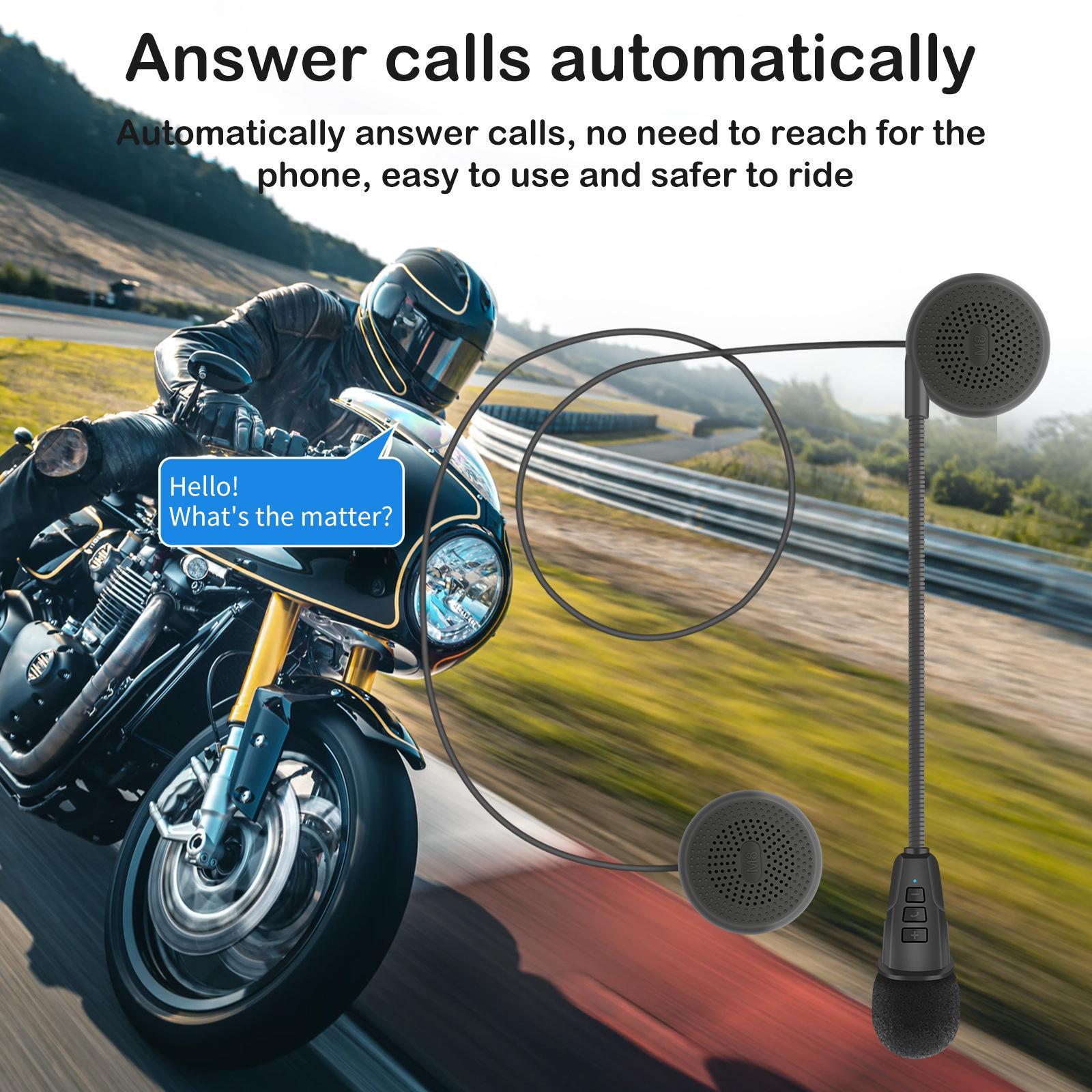 Motorcycle  Bluetooth Headset 1 Pair for Smartphone