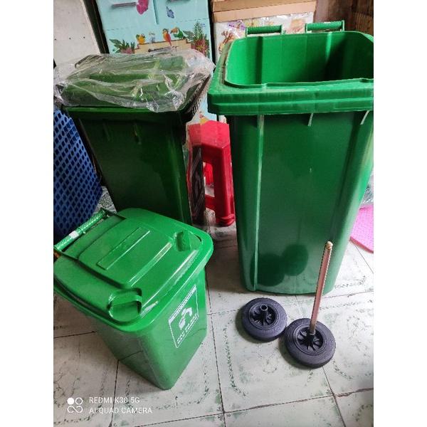 Thùng rác 120 lít xanh,vàng ,cam loại dày giá rẻ
