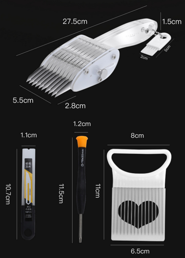 Bộ Dụng Cụ Cắt Khía Thịt Đa Năng KACHEEG DYZII Cao Cấp - Home and Garden