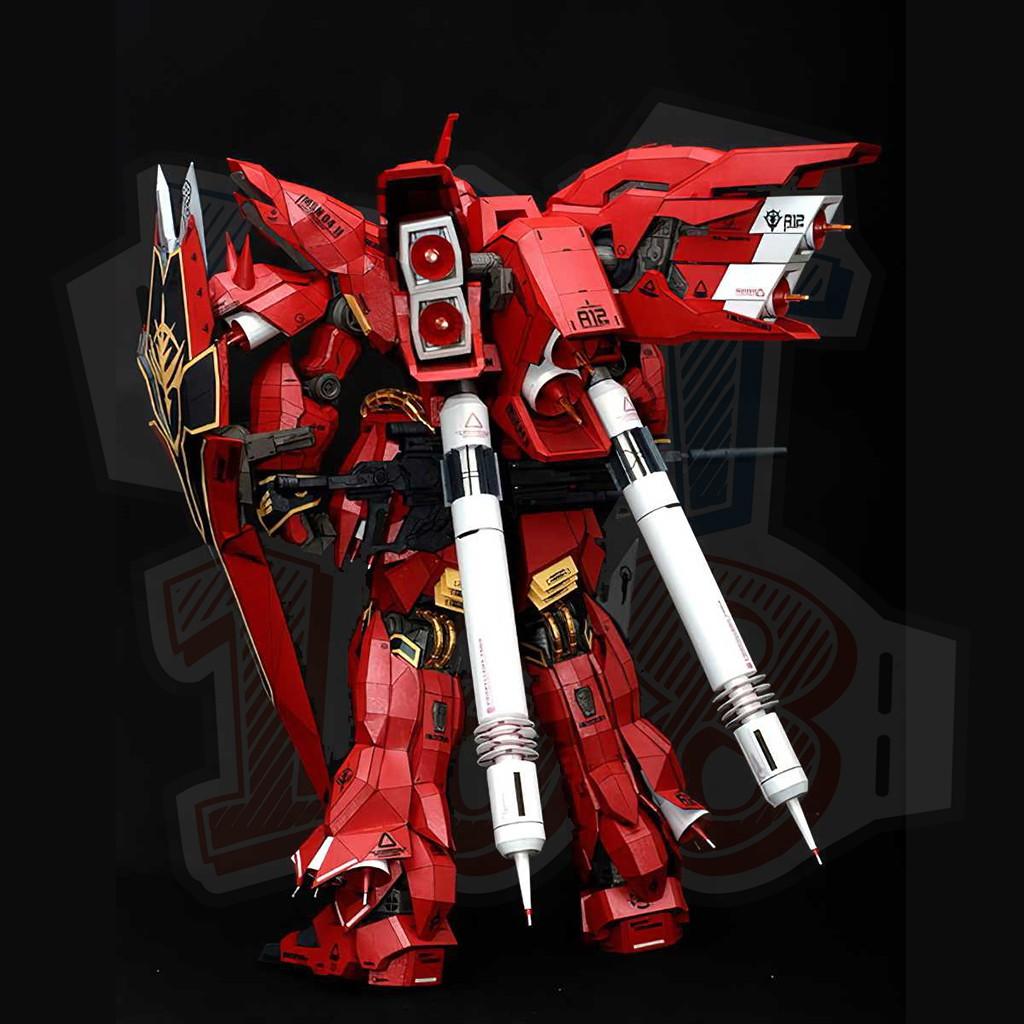 Mô hình giấy Gundam Robot MSN-06S Sinanju