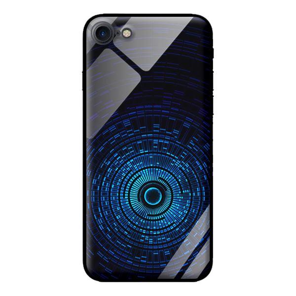 Ốp kính cường lực cho iPhone 8 Ô Vuông Xanh - Hàng chính hãng