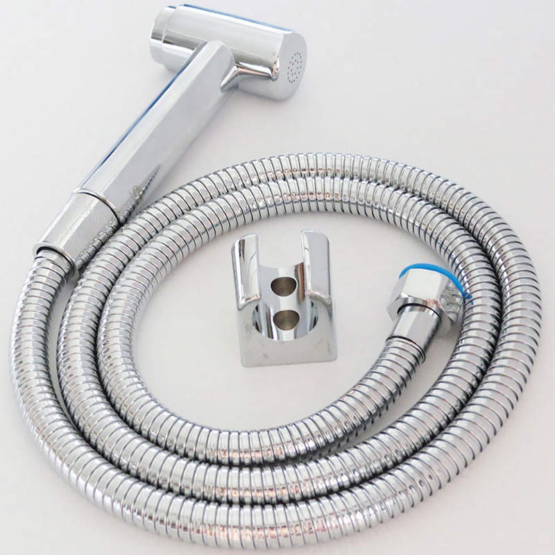 Bộ Vòi Xịt Vệ Sinh Tay Nhấn Nhựa ABS Mạ Chrome Eurolife EL-X07-1