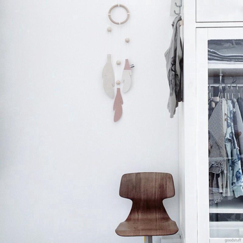 Lưới bắt giấc mơ Dream Catcher bằng gỗ có dây treo trang trí phòng