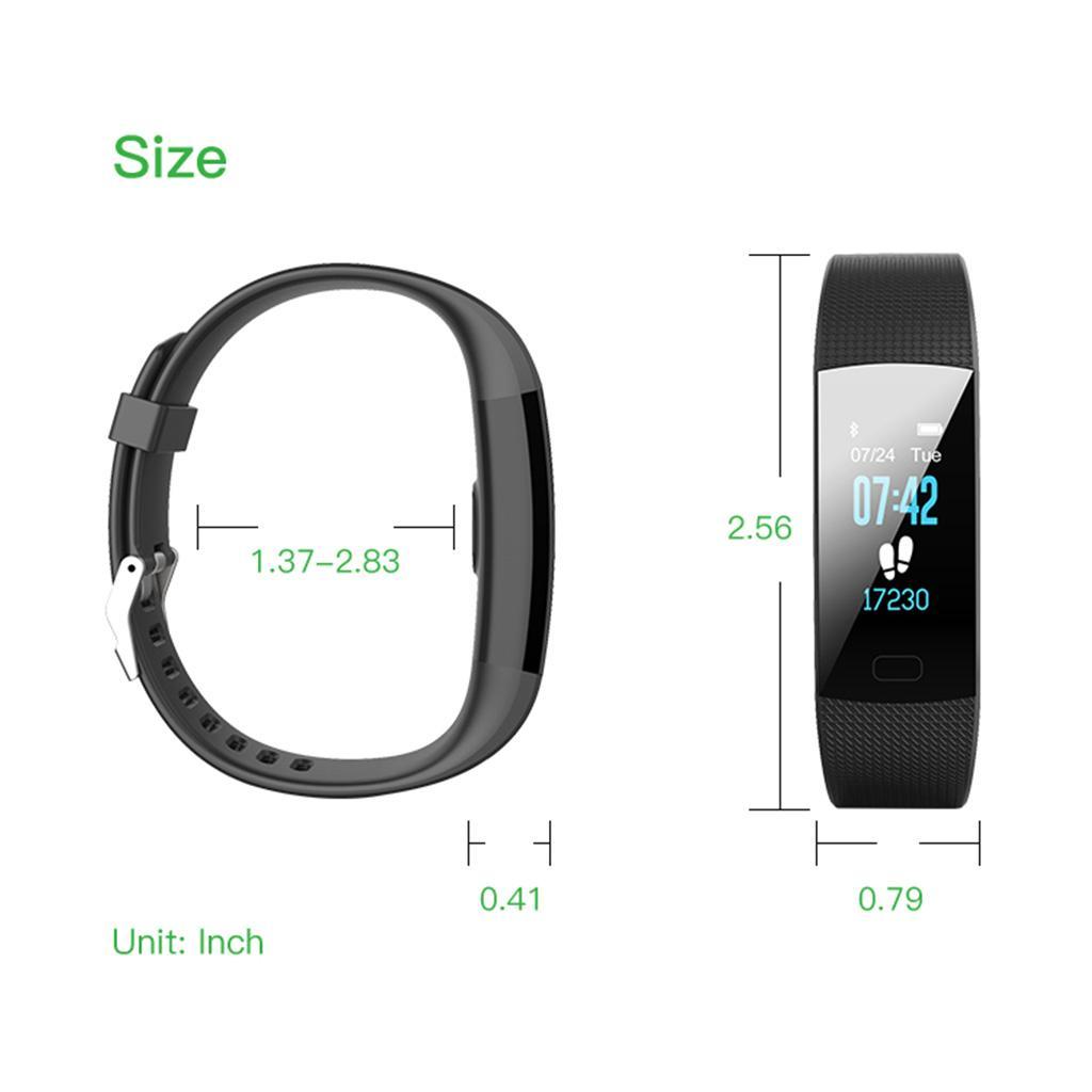 IP68 Waterproof Activity Fitness Tracker Watches Health Exercise Smartwatch with Heart Rate, Sleep Monitor Compatible with Samsung iPhone