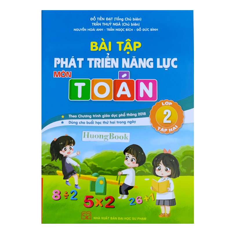 Sách - Combo Bài tập phát triển năng lực môn toán lớp 2 (Tập 1 + Tập 2)