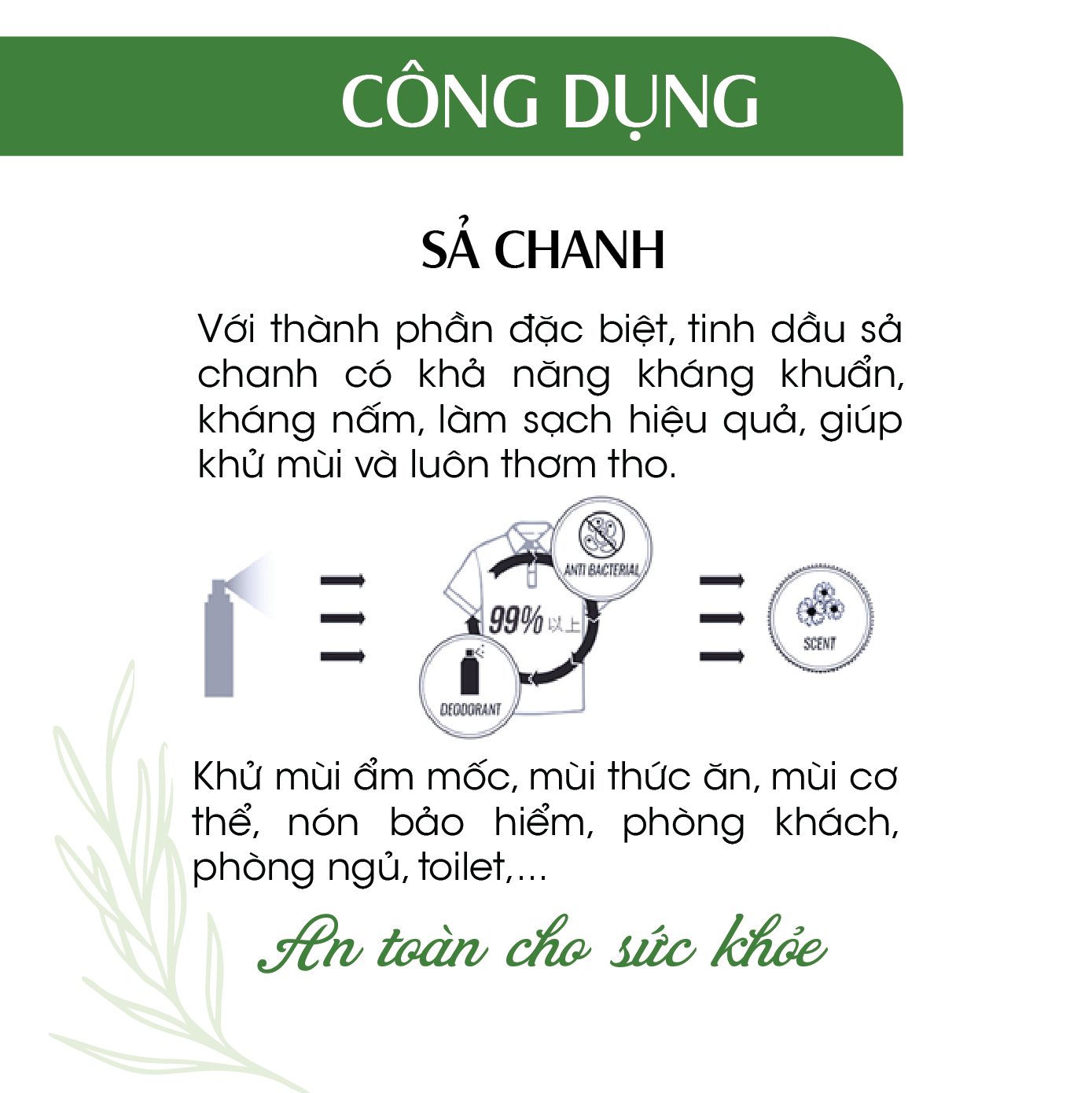 Xịt Phòng Tinh Dầu Hữu Cơ Organic 24Care - Kháng khuẩn - Khử mùi hôi - Đuổi muỗi, kiến ba khoan - côn trùng - Hương thơm thư giãn. 