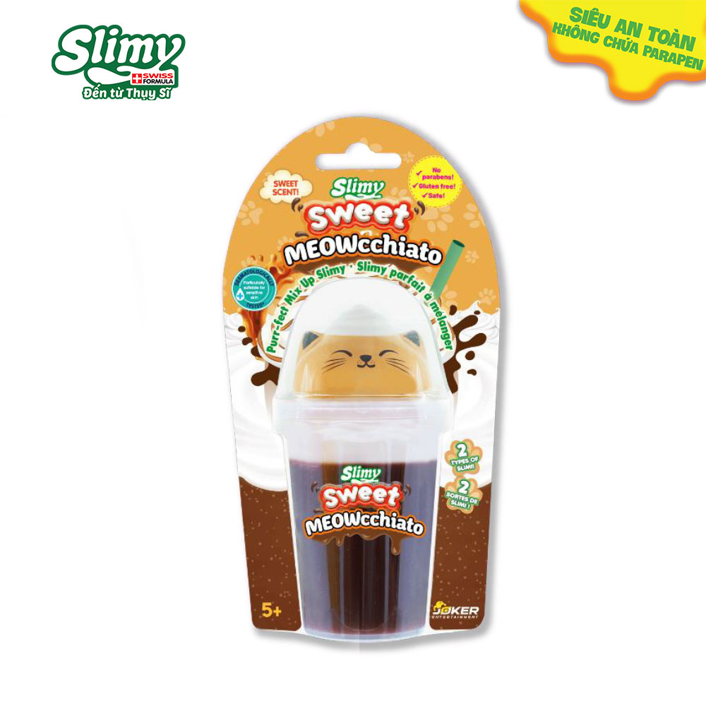 Đồ Chơi SLIMY Slime Cà Phê Kitty Meowcchiato Thơm Ngọt Ngào 33505