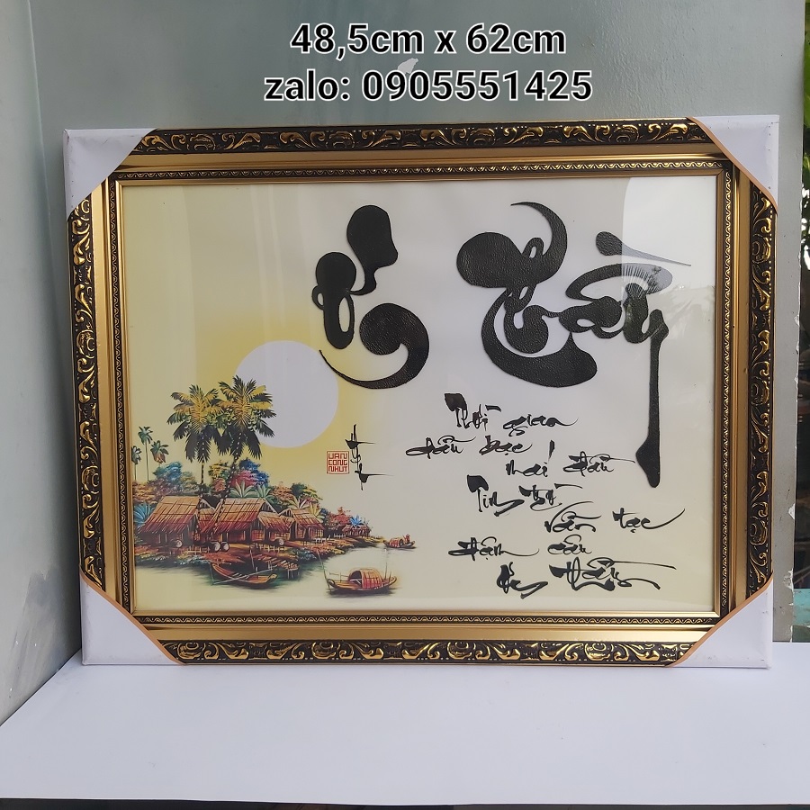 Thư pháp  ơn thầy. TRI ÂN Thầy cô. Quà tặng 20/11, 8/3, 20/10,  sinh nhật, tết. Tranh treo tường, trang trí.