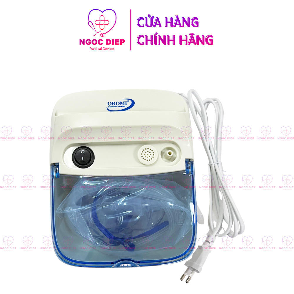 Máy xông khí dung OROMI TL-100-BG - Máy xông mũi họng cho trẻ em, người lớn - Hàng chính hãng