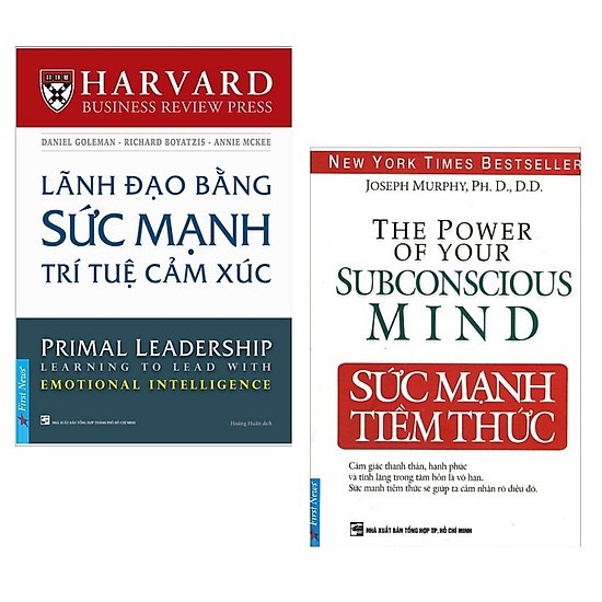 Combo Kĩ Năng Thành Công Lớn Trong Cuộc Sống: Lãnh Đạo Bằng Sức Mạnh Trí Tuệ Cảm Xúc + Sức Mạnh Tiềm Thức