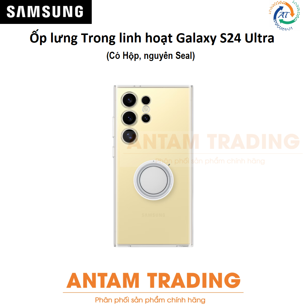 Ốp lưng Trong Linh hoạt Samsung Galaxy S24 Ultra (EF-XS928) - Hàng Chính Hãng