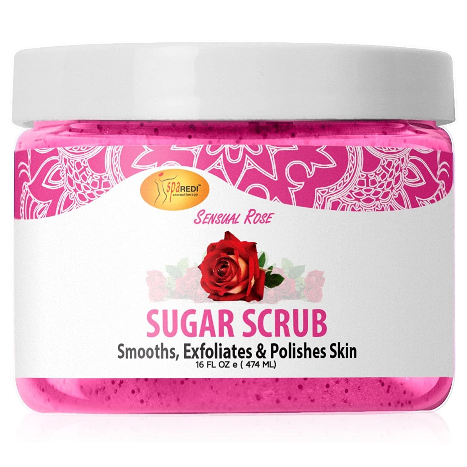 Đường tẩy tế bào chết Sugar Scrub mùi Hoa Hồng 474 ml