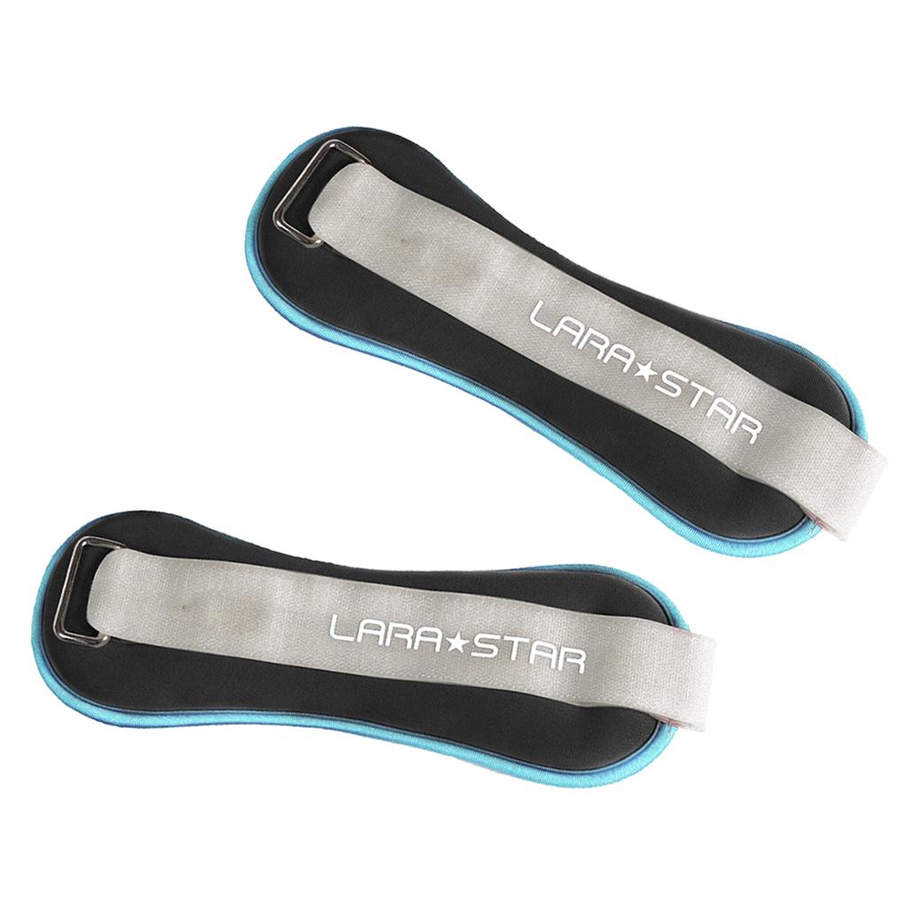 Adjustable Wrist Ankle Weights Pair 1Kg Wrist Arm Leg Running Fitness Exercises