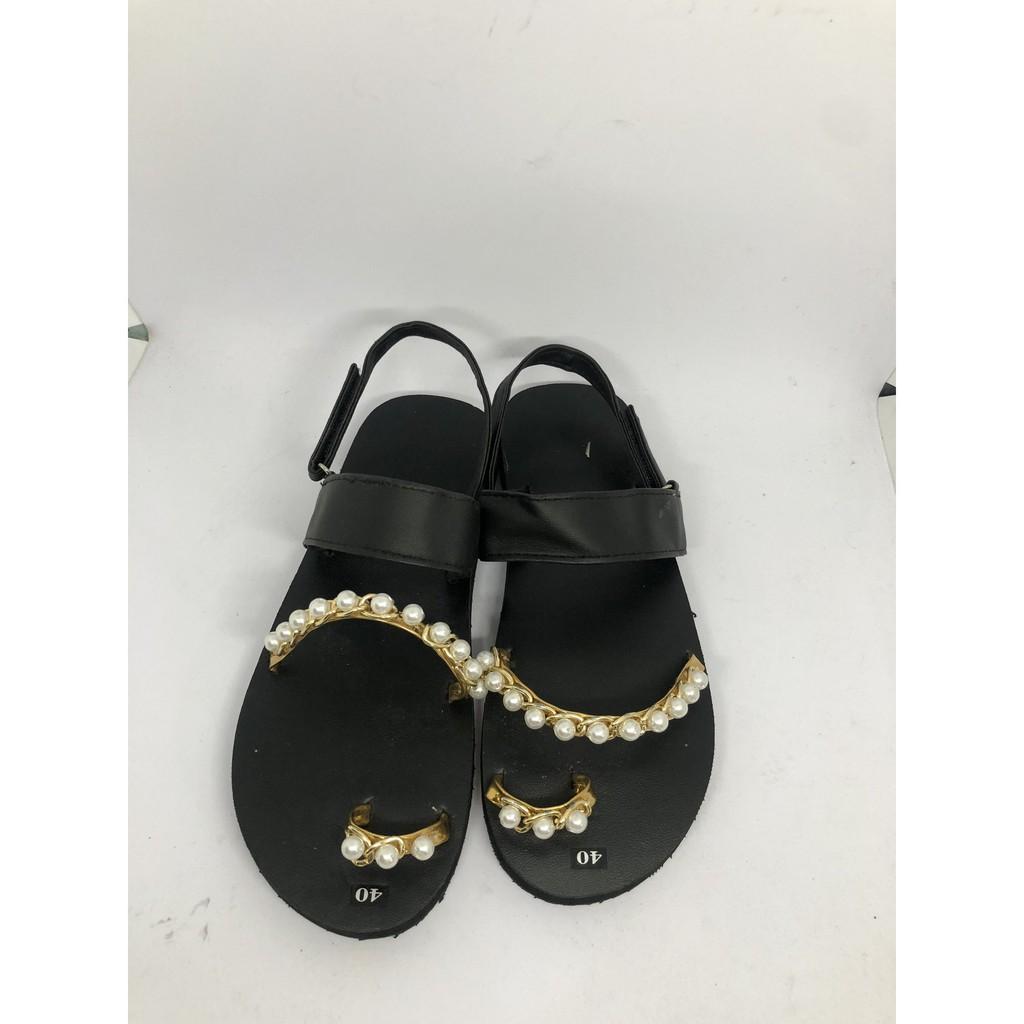 xăng đan nữ ( A20 đen+châu ) sandal đồng Nai