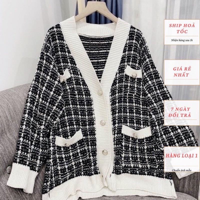 Áo cardigan len nữ ️️ kiểu dáng Hàn Quốc trẻ trung năng động. dễ phối đồ