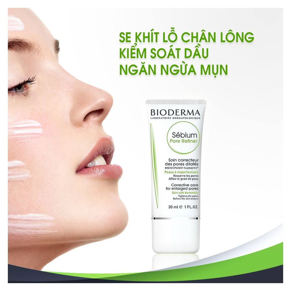 Kem dưỡng kiềm dầu se lỗ chân lông Bioderma Sebium Pore Refiner ( Nhập khẩu)