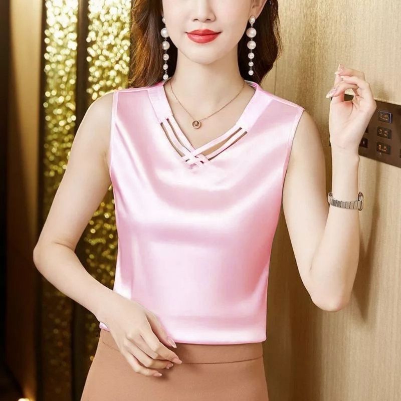 Áo kiểu nữ đẹp chất lụa Latin mềm,mịn,mát Áo kiểu nữ Hàn Quốc Storevanshop AO0004