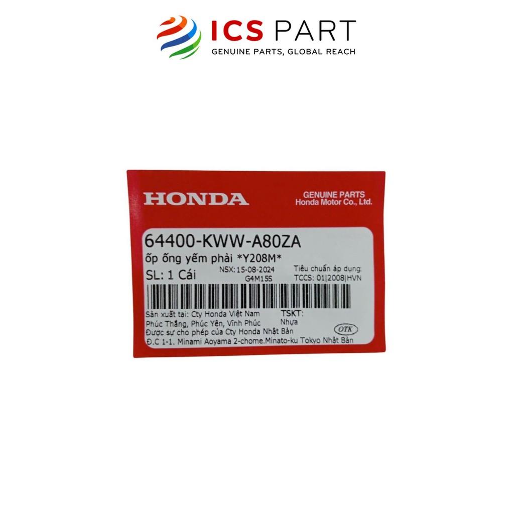 Gót Yếm (Chân Yếm) To 2 Mảnh Phải HONDA Đồng Y208M (64400KWWA80ZA)