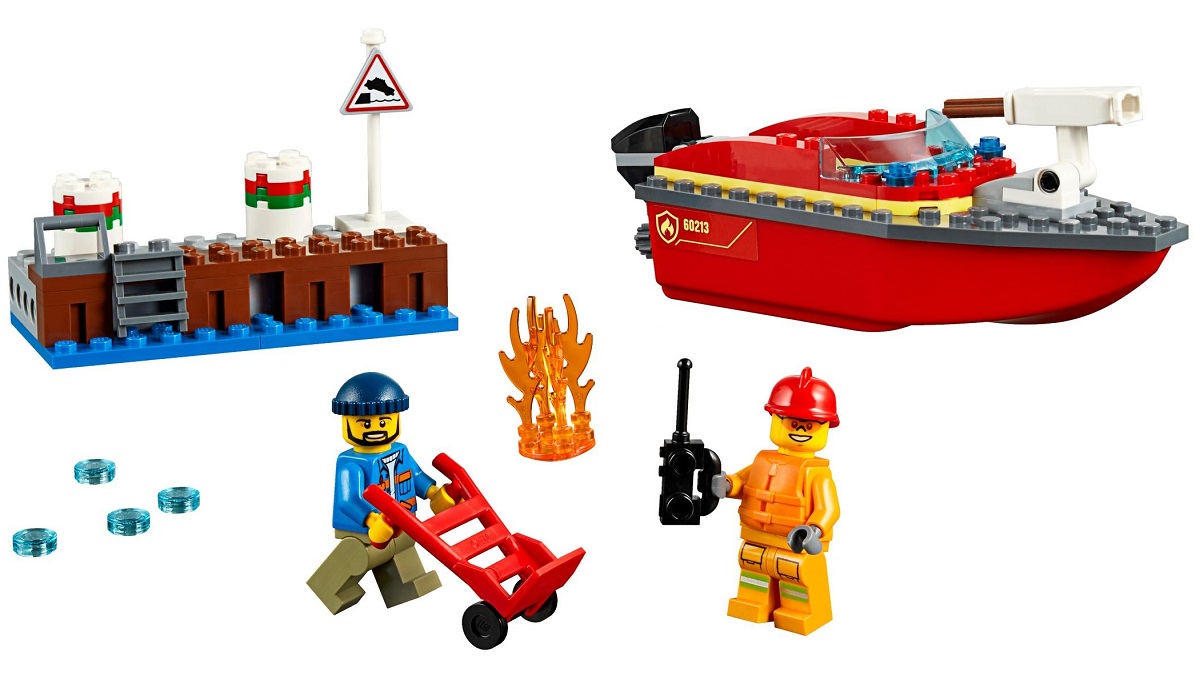 Bộ lắp ráp Cứu Hỏa Bến Tàu - LEGO City 60213
