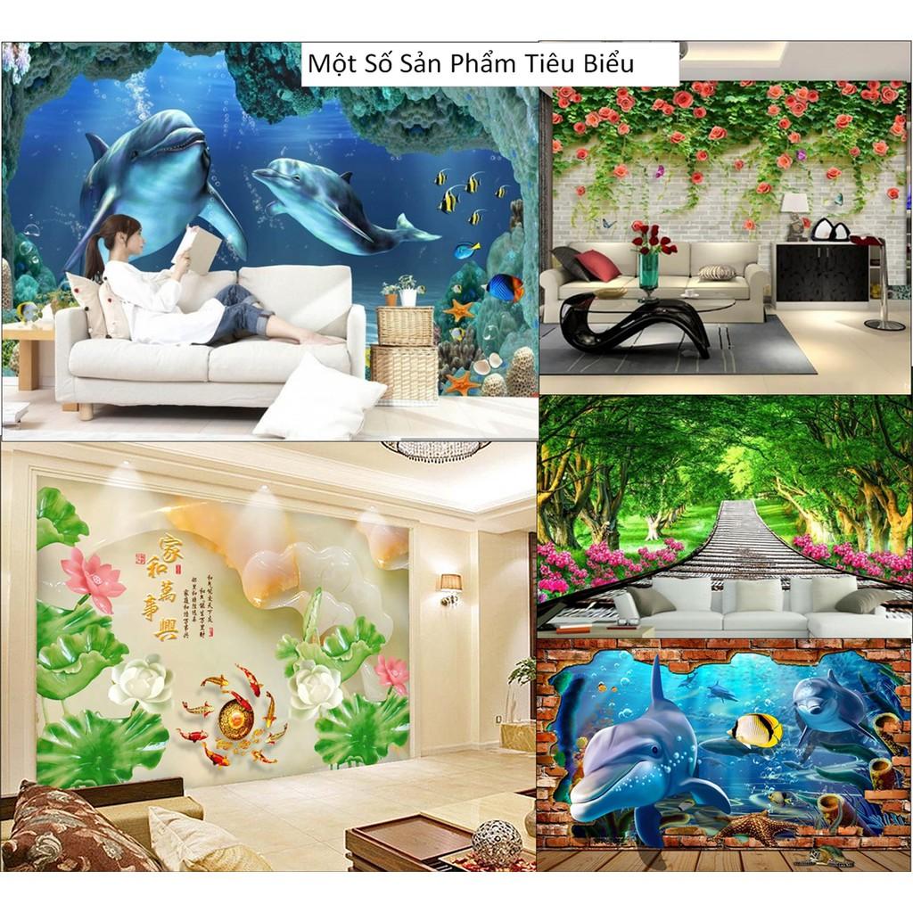 Tranh dán tường 3D Thiên Nga