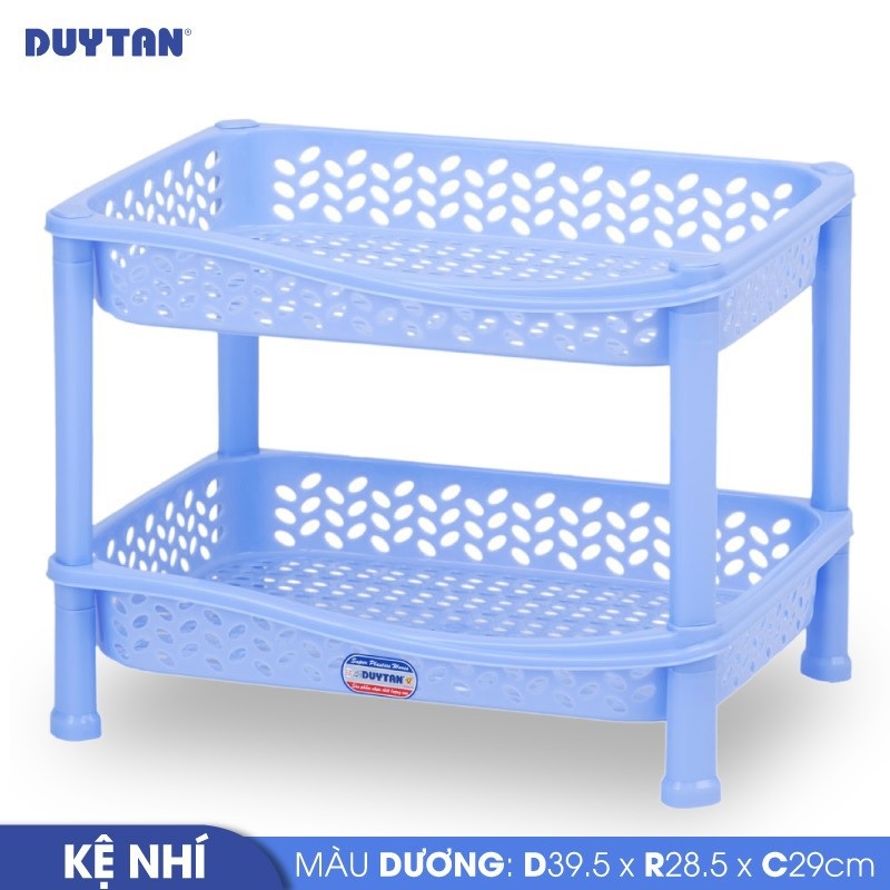 Kệ nhí nhựa Duy Tân 2 ngăn - 26665 - Giao màu ngẫu nhiên - Hàng chính hãng