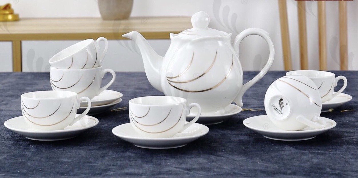 BỘ TÁCH TRÀ HỌA TIẾT CAO CẤP