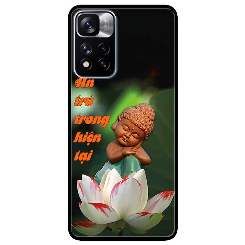 Ốp lưng dành cho Xiaomi Redmi Note 11 Pro 5G  mẫu An Trú Sen Trắng