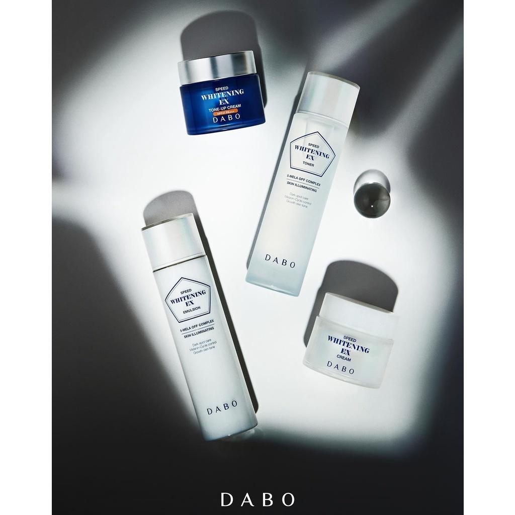 Nước hoa hồng trắng da nhanh Dabo Speed Whitening Ex Toner 160ml, Dưỡng trắng da nhanh, mờ thâm nám, cân bằng độ ẩm da