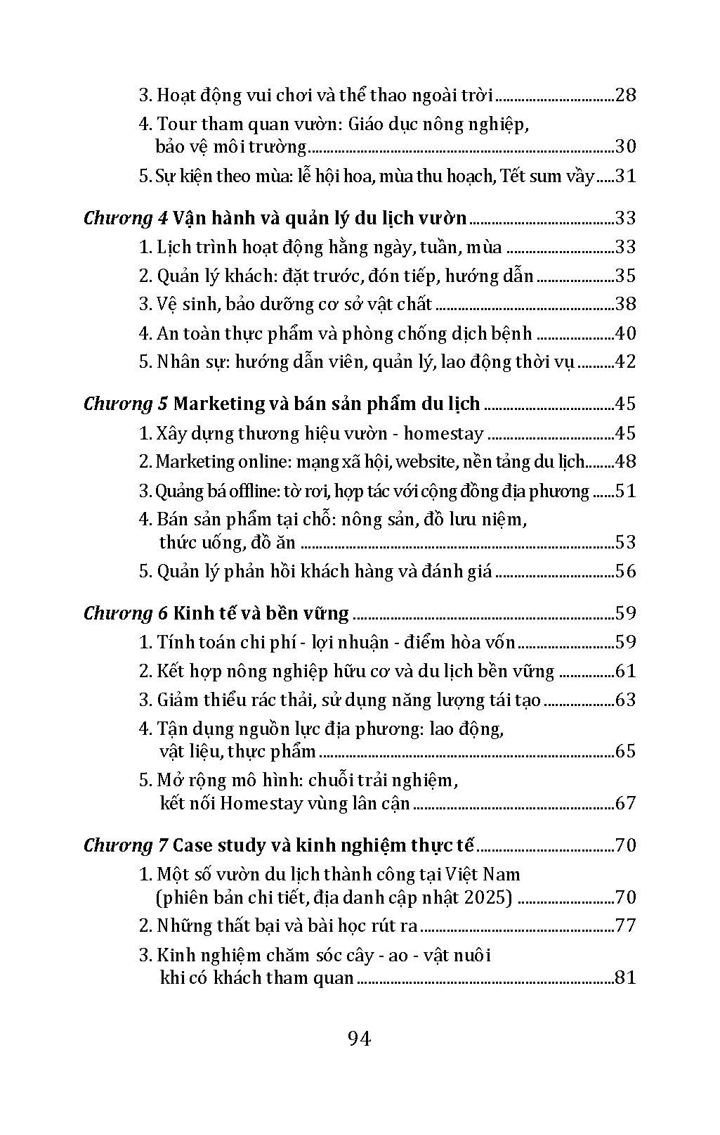 Làm Nông Kiểu Mới - Xanh, Sạch, Bền Vững: Làm Du Lịch Tại Vườn Nhà