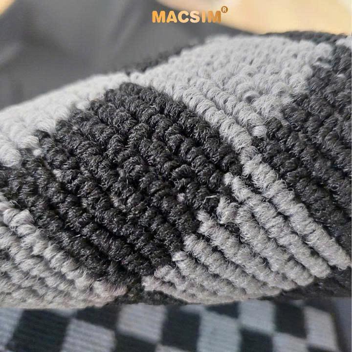[CHÍNH HÃNG] Thảm lót sàn ô tô Mazda 2 2016- nay   Macsim – Ca rô, chuẩn phom, dễ vệ sinh (Mã 03)