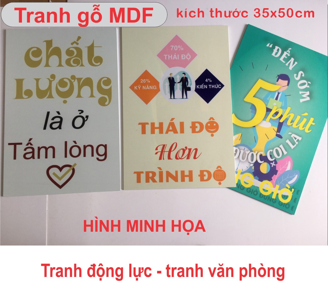 Tranh hiện đại văn phòng Chữ tín DL-39