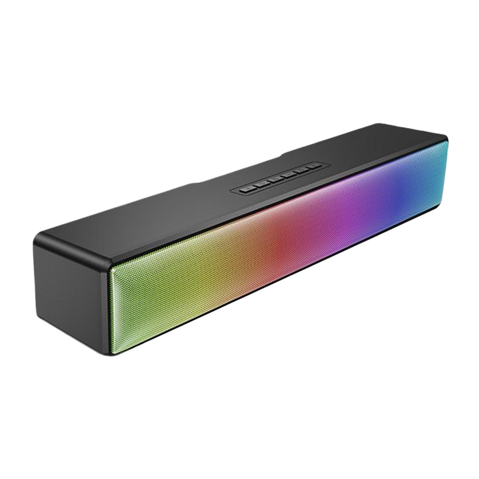 Computer Speaker Bluetooth 5.1 HiFi Sound Bar for Cellphone Tablet Desktop