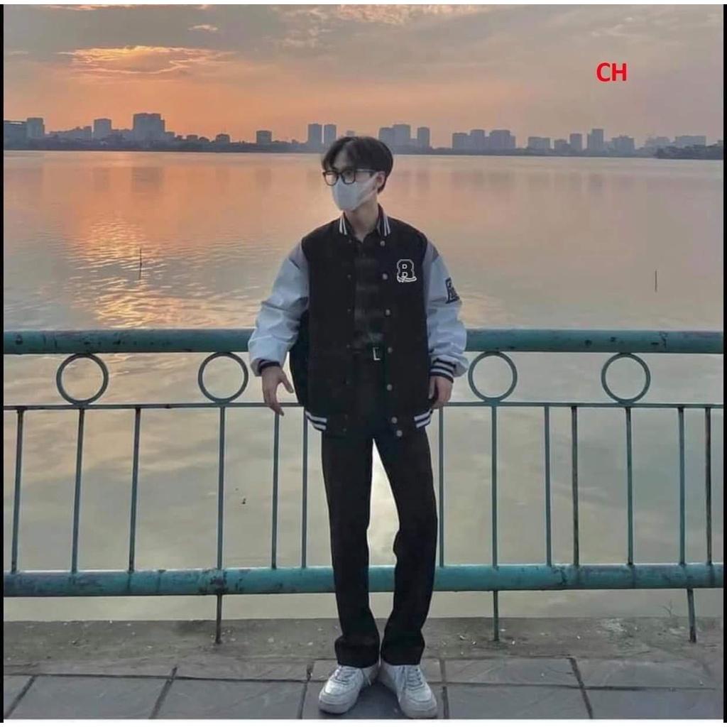 Áo Khoác Bomber 21 MAYON Unisex Jacker nỉ ép bro, sweater form rộng tay bồng cá tính nam nữ Ulzzang