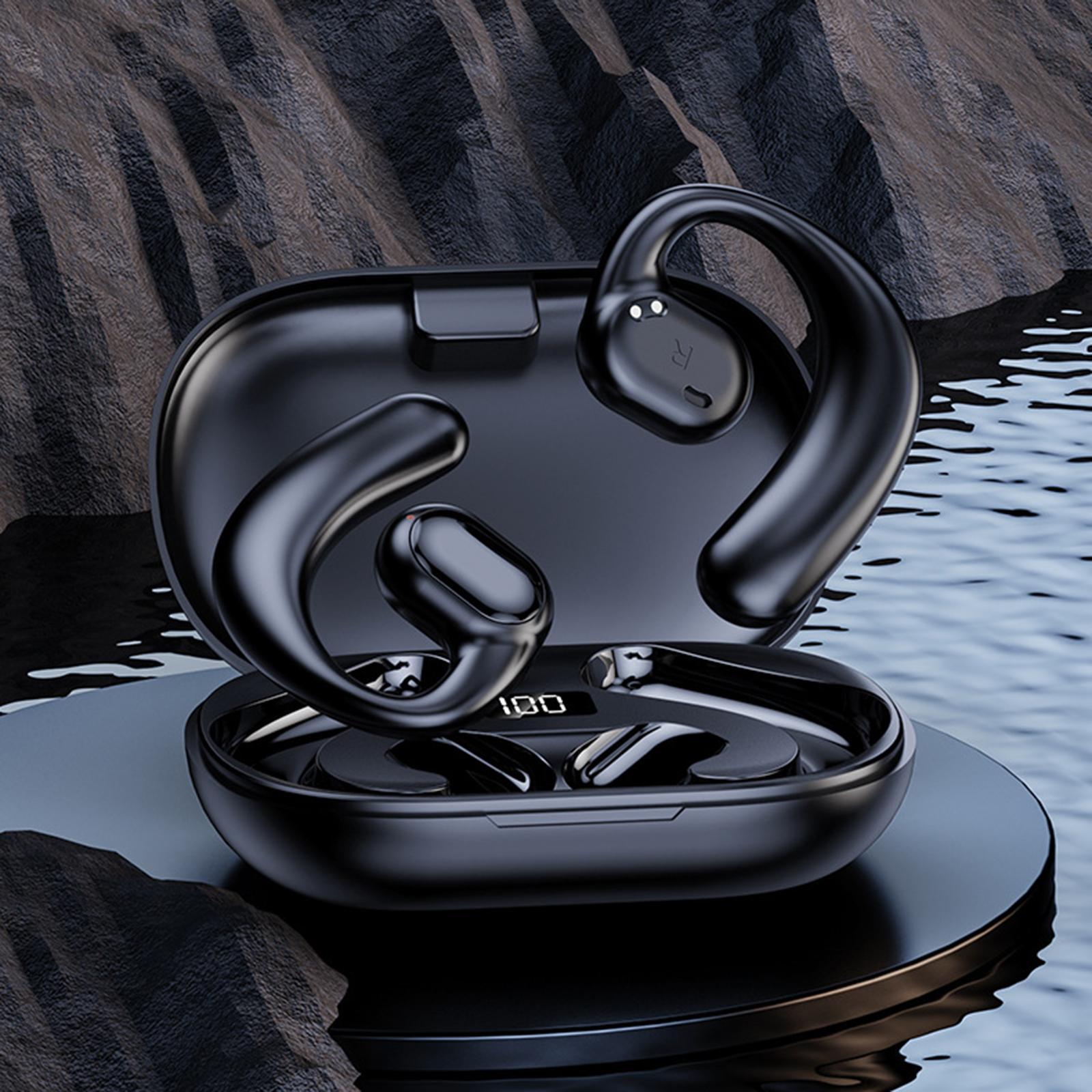 Wireless Earbuds LED Display Bluetooth Headphones for Cycling Office Workout