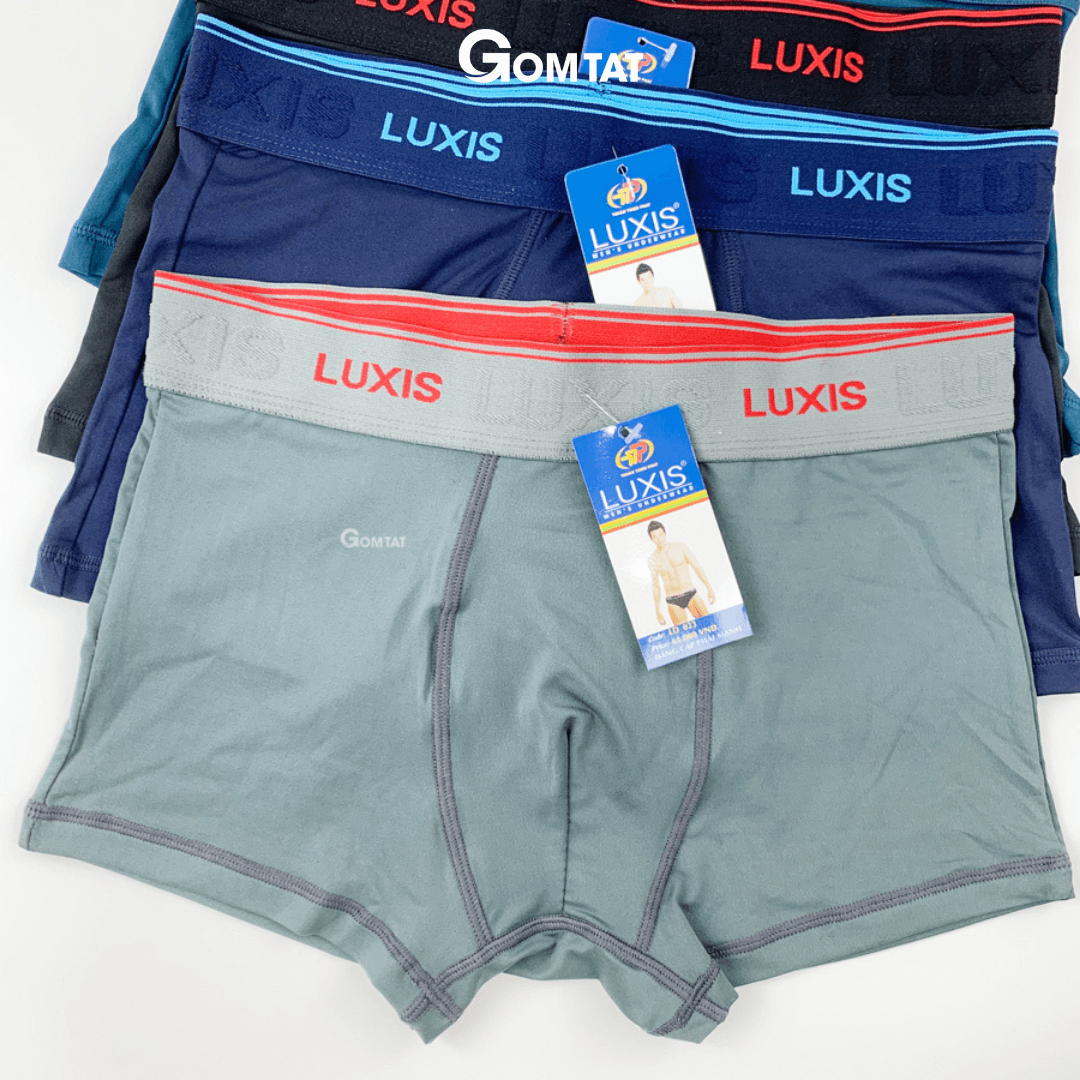 Quần Lót Nam Boxer Thun Lạnh Cao Cấp LUXIS, Quần Sịp Đùi Nam Co Giãn 4 Chiều Mềm Mịn Siêu thoáng mát - LD023