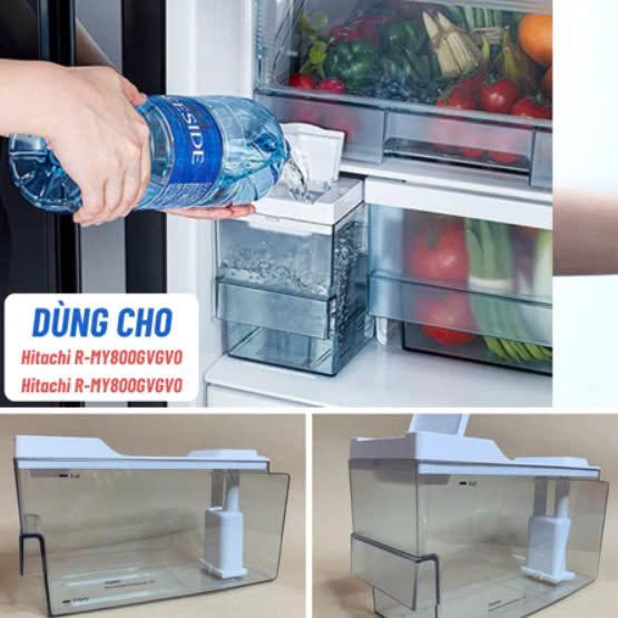 HỘP CHỨA NƯỚC LÀM ĐÁ TỦ LẠNH HITACHI R-SX800GPGV0 / R-MX800GVGV0 / R-MY800GVGV0 – HÀNG CHÍNH HÃNG