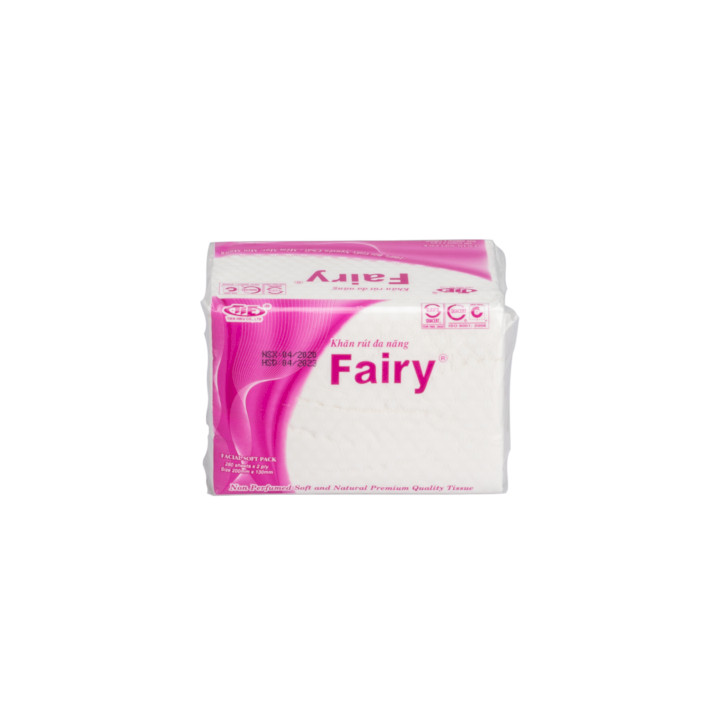 Combo 4 Giấy rút lụa ngắn Fairy 280 tờ x 2 lớp