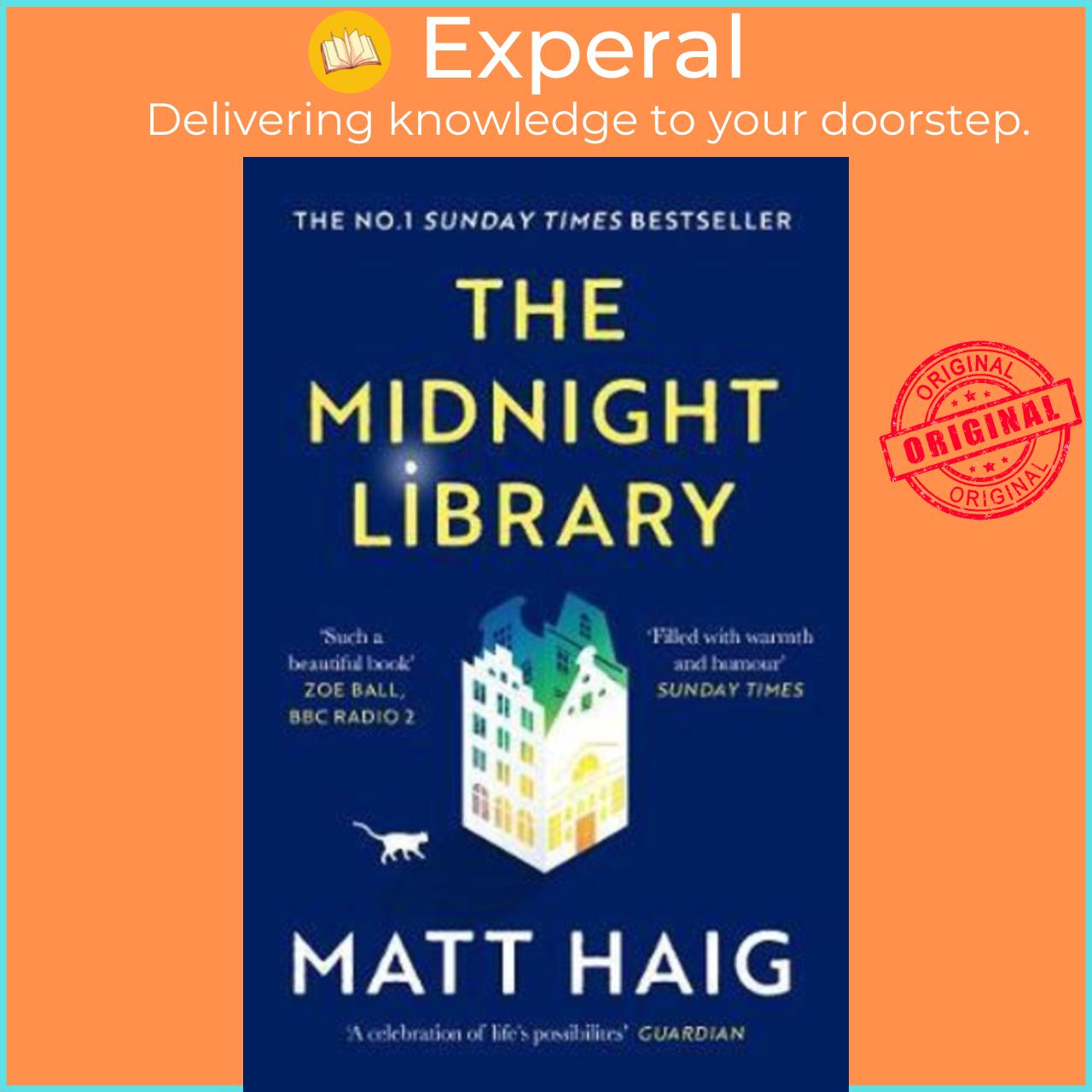 Sách - The Midnight Library by Matt Haig (UK edition, paperback)