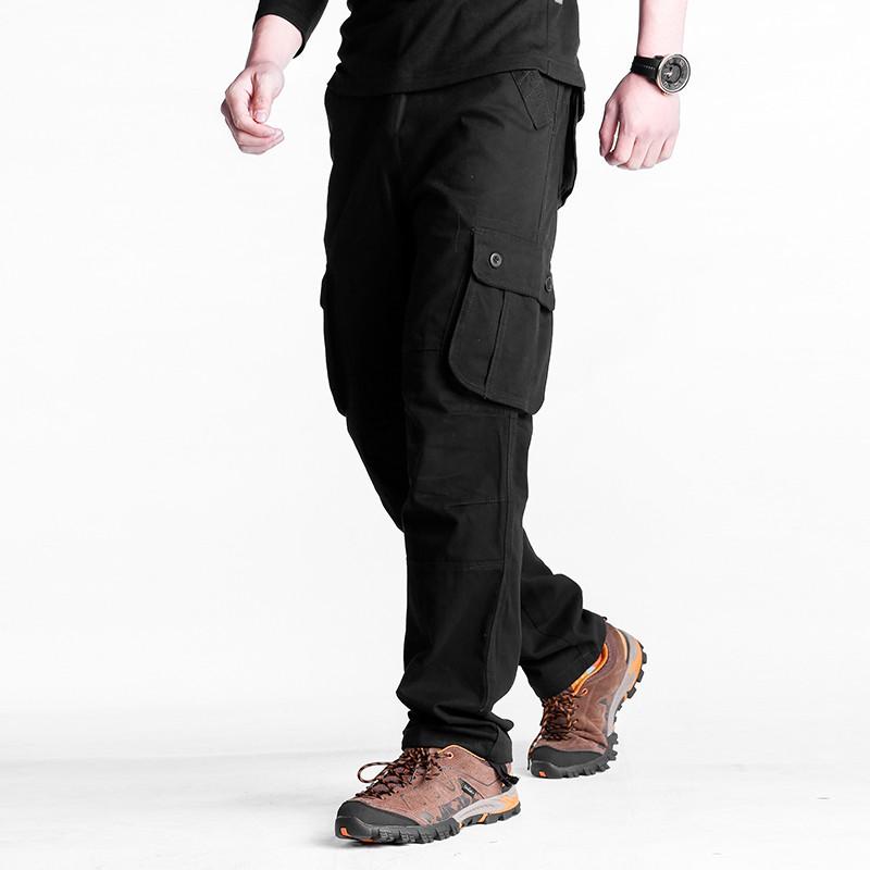 Quần Kaki Nam Ống Suông Lưng Chun Phối Túi Thời Trang Zenkonam MEN QUAN 049 (đen)
