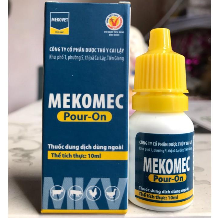 Dung dịch mekomec - nhỏ ve rận trên chó mèo (lọ 10ml)