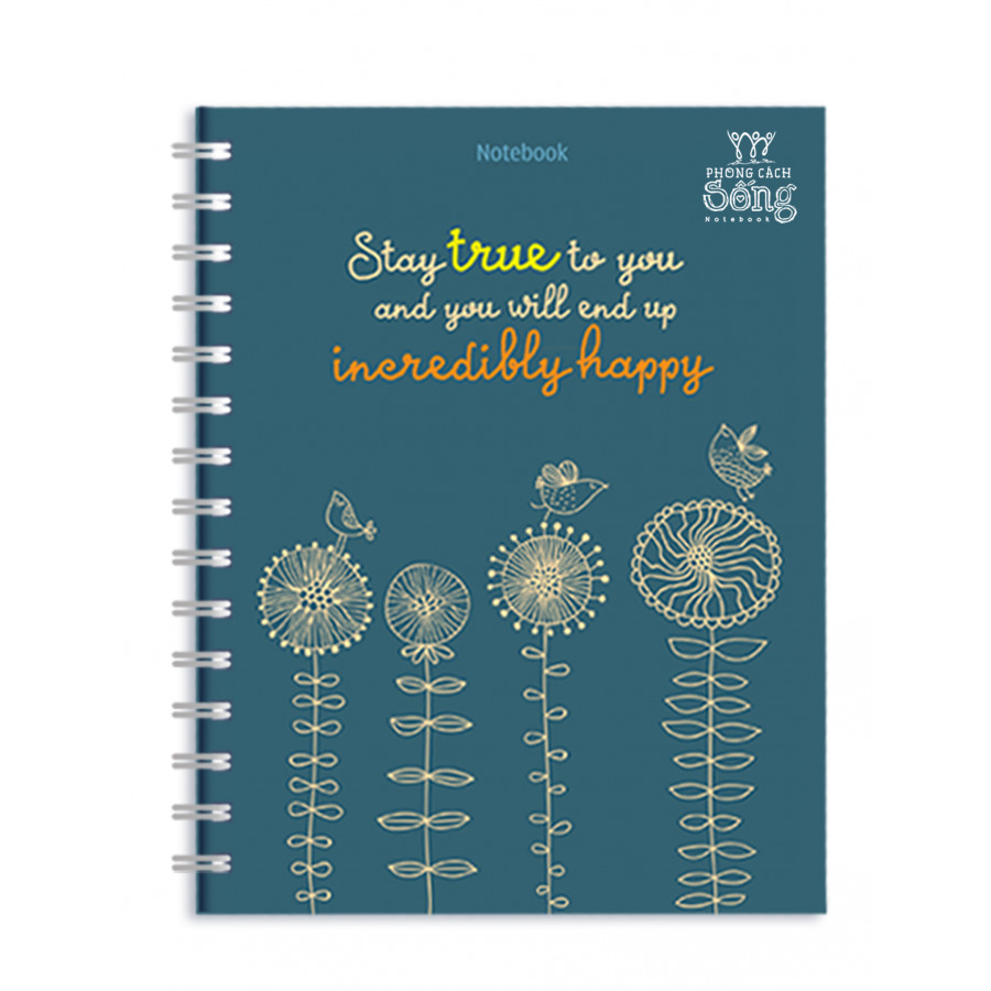 Sổ Lò Xo Notebook Minh Long - Stay True To You