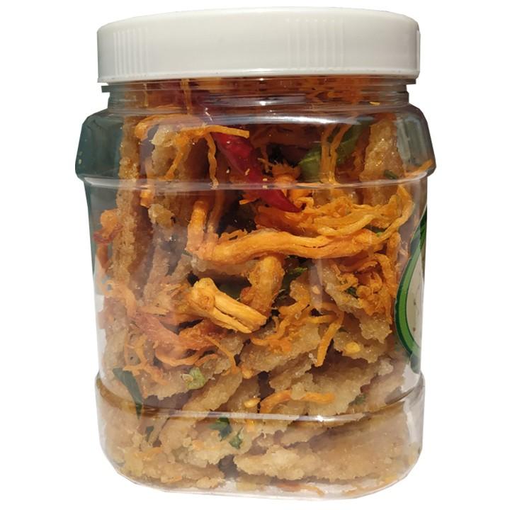 COMBO 2 HŨ KHÔ GÀ VÀ 1 HŨ CƠM CHÁY LẮC KHÔ GÀ HIỆU SK FOOD