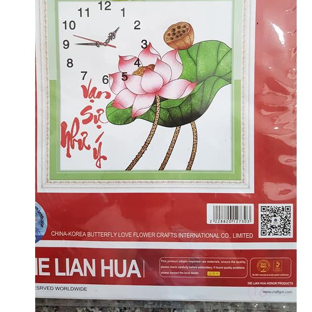 Tranh thêu VẠN SỰ NHƯ Ý 222882 (39x39cm)