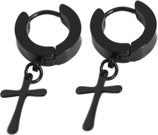 Bộ 2 bông tai thánh giá BT22 - Màu Đen
