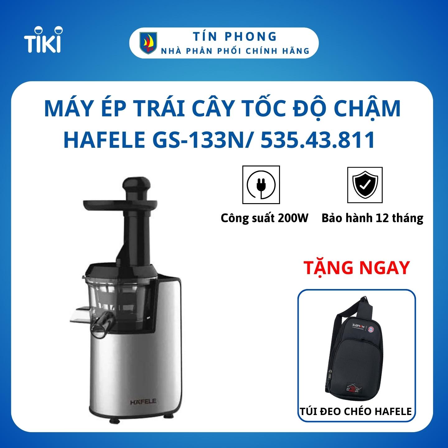Máy ép trái cây tốc độ chậm Hafele GS-133N/ 535.43.811 - Hàng chính hãng