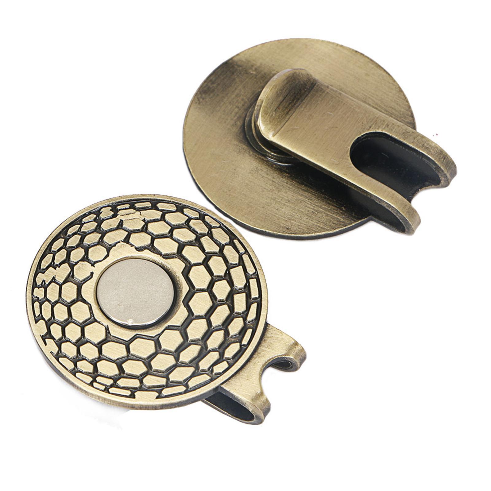Zinc Alloy Golf Ball Marker Hat Clip Putt Putting Club Giveaways Golfer Gift